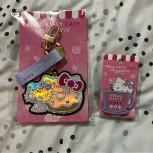 Hello Kitty Cafe 50th Anniversary Keychain Pin